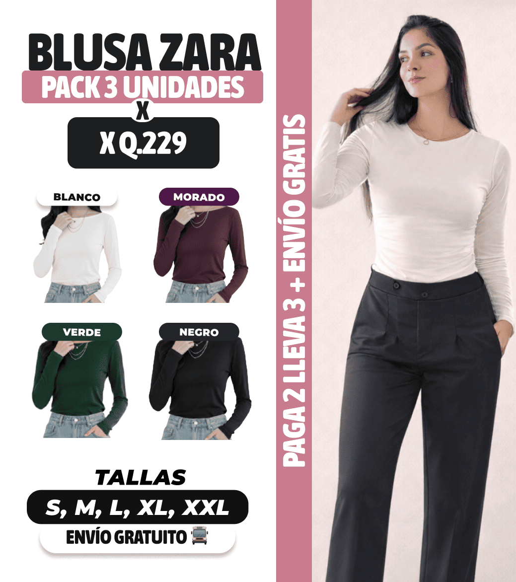 Blusa Zara Esencial - Moldea tu Silueta con Elegancia
