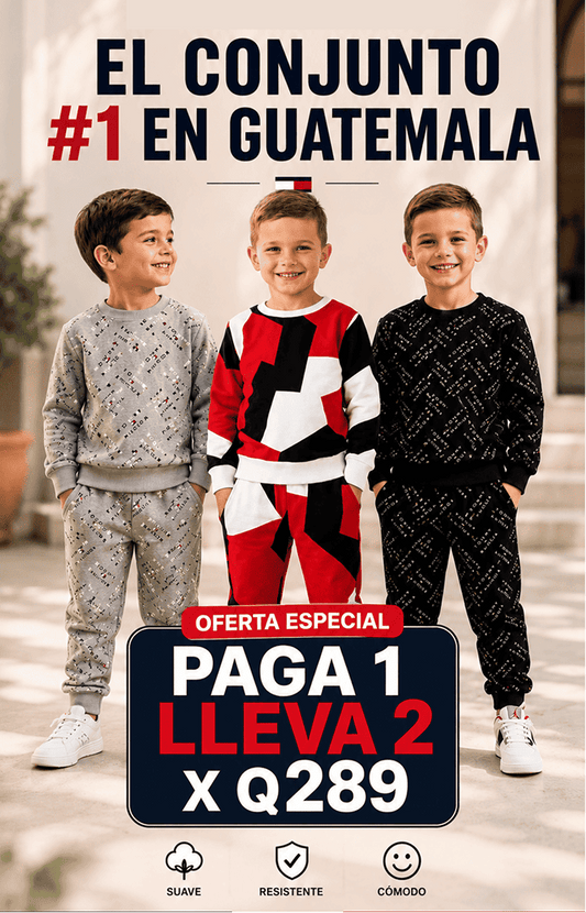 Conjunto Tommy Para Niños: Diversión y Estilo
