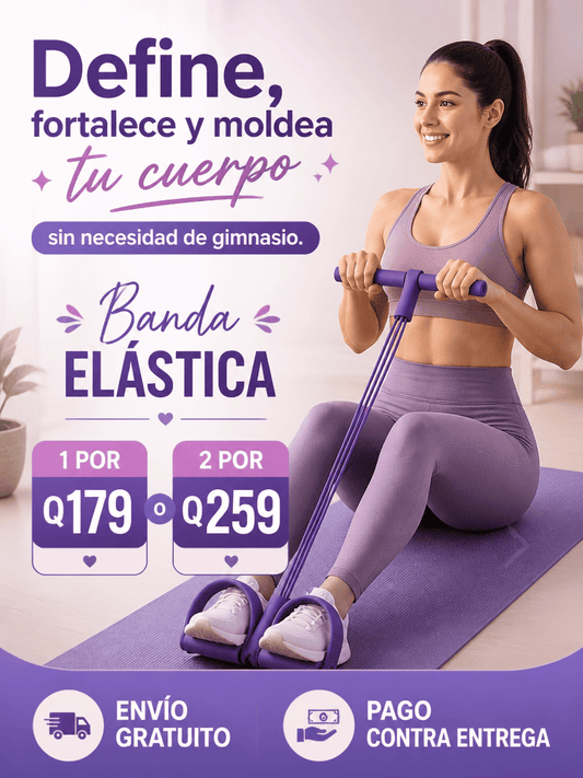 Banda Elástica Para Ejercicio: Moldea y Fortalece Tu cuerpo